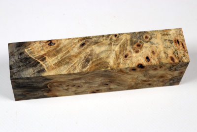 Messergriffblock Buckeye Burl stabilisiert - Stabi3505