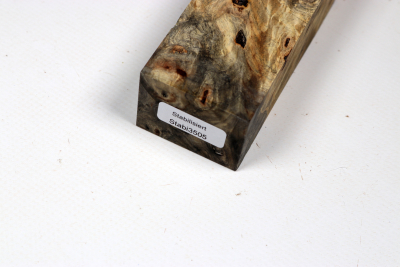 Messergriffblock Buckeye Burl stabilisiert - Stabi3505