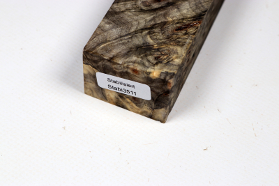 Knife Blank Buckeye Burl stabilized - Stabi3511