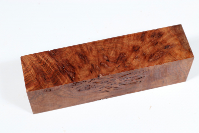 Knife Block Chechen Burl - ChechM0287