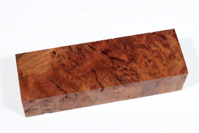 Knife Block Chechen Burl - ChechM0293