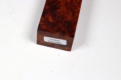 Knife Block Cocobolo Burl AAA - Coco1600