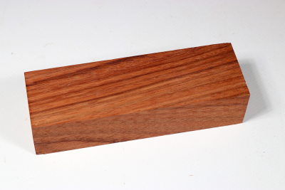 Messergriffblock Ebiara, rotes Zebrano