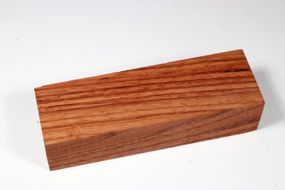 Messergriffblock Ebiara, rotes Zebrano