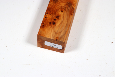 Knife Block Yew Burl - Eib1290