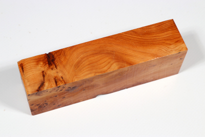 Knife Block Yew Burl - Eib1406