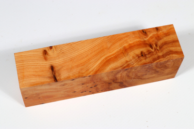 Knife Block Yew Burl - Eib1433