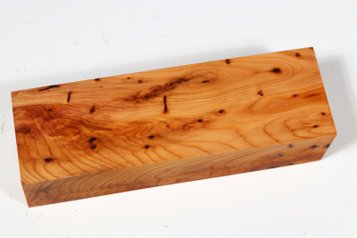 Knife Block Yew Burl - Eib1435