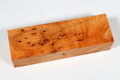 Knife Block Yew Burl - Eib1436