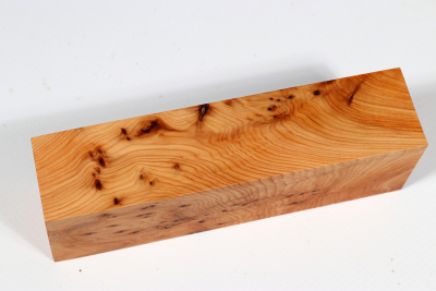 Knife Block Yew Burl - Eib1436
