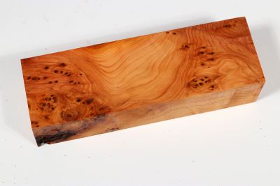 Knife Block Yew Burl - Eib1439