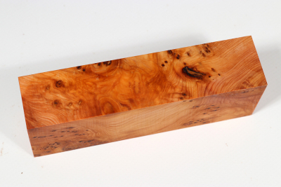 Knife Block Yew Burl - Eib1439