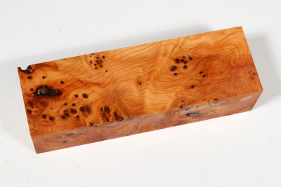Knife Block Yew Burl - Eib1439