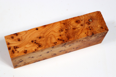 Knife Block Yew Burl - Eib1581