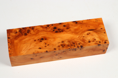 Knife Block Yew Burl - Eib1633 Knife Block Yew Burl - Eib1633