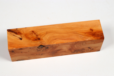 Knife Block Yew Burl - Eib1635