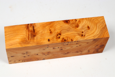 Knife Block Yew Burl - Eib1802