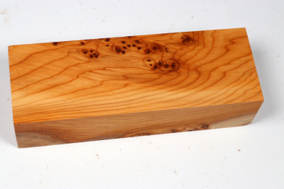 Knife Block Yew Burl - Eib1803