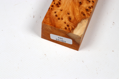 Knife Block Yew Burl - Eib1803