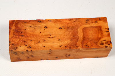 Knife Block Yew Burl - Eib1804