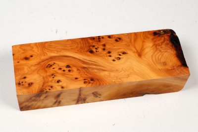 Knife Block Yew Burl - Eib1806
