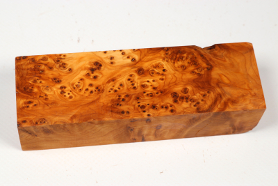 Knife Block Yew Burl - Eib1806
