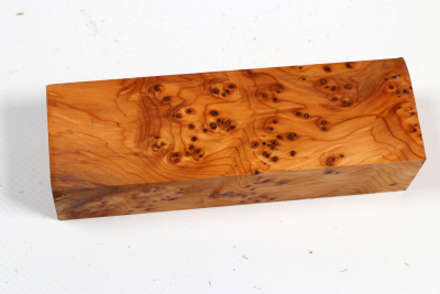 Knife Block Yew Burl - Eib1822