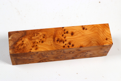 Knife Block Yew Burl - Eib1822