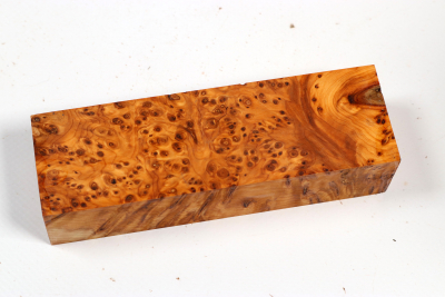 Knife Block Yew Burl - Eib1824
