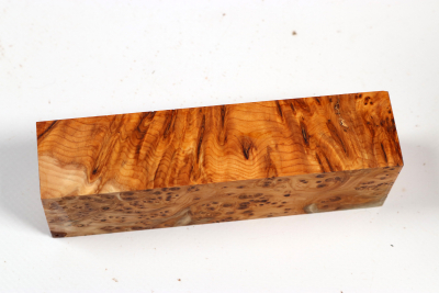 Knife Block Yew Burl - Eib1824