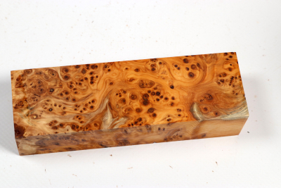 Knife Block Yew Burl - Eib1824