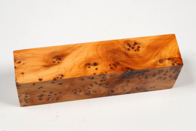 Knife Block Yew Burl - Eib1840