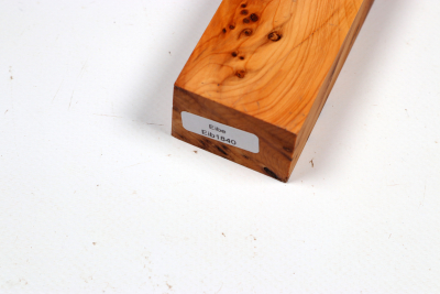 Knife Block Yew Burl - Eib1840
