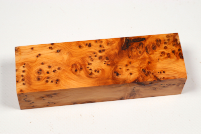 Knife Block Yew Burl - Eib1840