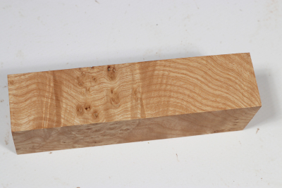 Knife Block Ash Burl - Esch0296