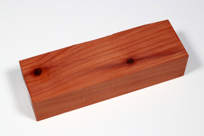 Knife Block Eastern Red Cedar - Zed0232