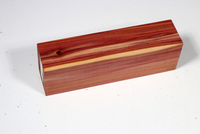 Knife Block Eastern Red Cedar - Zed0282