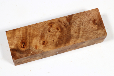 Knife Block Golden Madrone Burl - GMadr0490