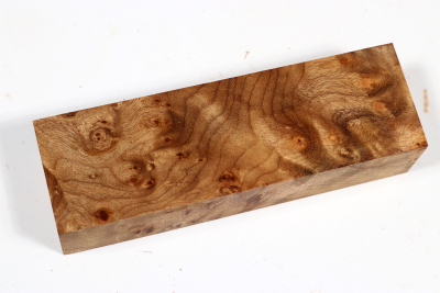 Knife Block Golden Madrone Burl - GMadr0496