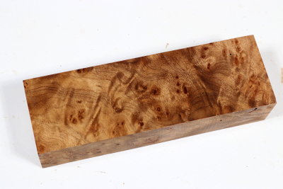 Knife Block Golden Madrone Burl - GMadr0497