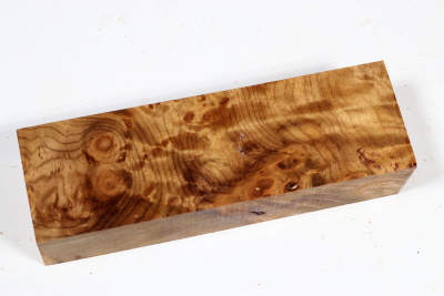 Knife Block Golden Madrone Burl - GMadr0498