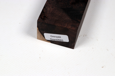 Knife Block African Blackwood Burl A++ - GrenaM0593