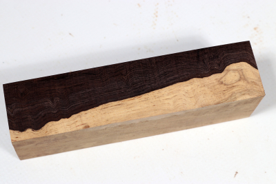 Knife Block African Blackwood Burl - GrenaM0490