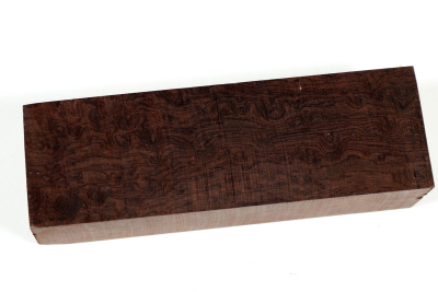 Knife Block African Blackwood Burl - GrenaM0495