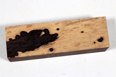 Knife Block African Blackwood Burl - GrenaM0496