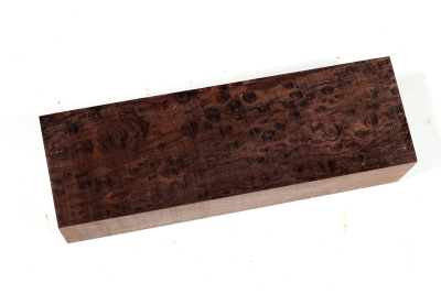 Knife Block African Blackwood Burl - GrenaM0522