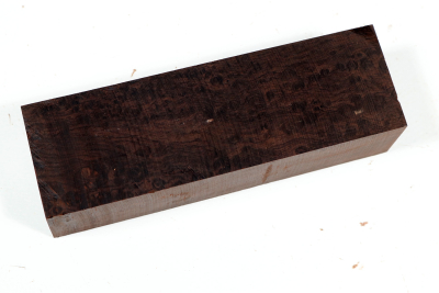 Knife Block African Blackwood Burl - GrenaM0531