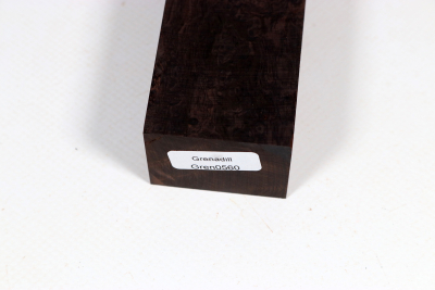 Knife Block African Blackwood Burl - GrenaM0560