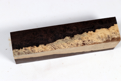 Knife Block African Blackwood Burl - GrenaM0571