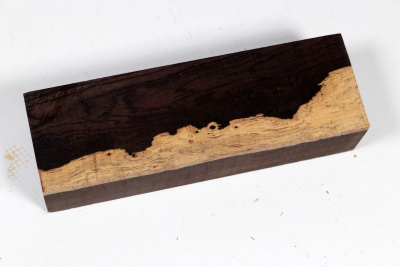 Knife Block African Blackwood Burl - GrenaM0572